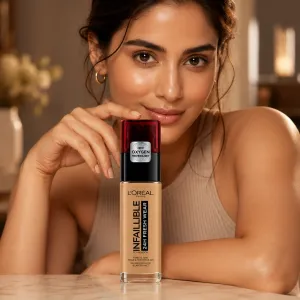 Lomu Infalliable 24H Foundation 140 Golden Beige MS Department Store Oman
