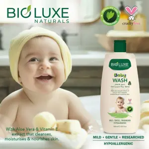 Aloe Vera & Vitamin E Baby Wash-500Ml MS Department Store Oman