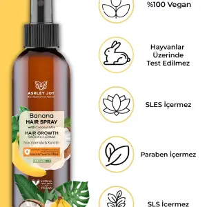 Ashley Joy Hair Spray  Banana-150 Ml MS Department Store Oman