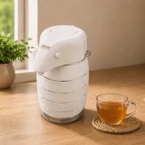 REGAL 2.5 L Plastic Body Air Pot with Glass Liner(WhiteSilver) MS Department Store Oman