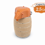 REGAL 2.5 L Plastic Body Air Pot with Glass Liner(KhakiSilver) MS Department Store Oman