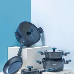 9 Pcs Challenger Series Crystal Ceramicblue MS Department Store Oman