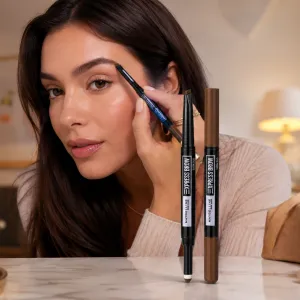 Maybelline Express Brow Satin Duo 02 Med Brown MS Department Store Oman