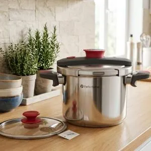 3 Pcs Crown Series Pressure Cooker 7 Liter Steel MS Department Store Oman