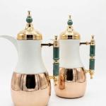 AL FURSAN  1.0L+1.0L V.FLASK SET MS WHITE & GOLD Department Store Oman