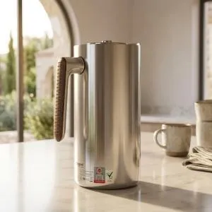 REGAL1.0Ltr.  Deluxe Leather Vacuum Jug - Glass Liner
[4-Colors Assorted] MS Department Store Oman