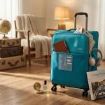 Pierre Cardin Soft Mergury 4W Trolley S   24"Teal MS Department Store Oman