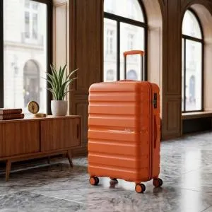 Antler Juno 2 Dlx Trolley 4W S   -24" Orange MS Department Store Oman