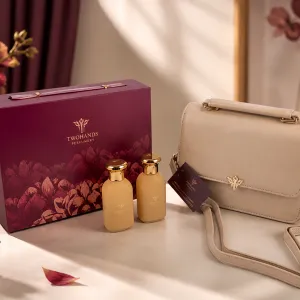 Perfume & Hair Perfume (Leather Bag)-50Ml MS Department Store Oman