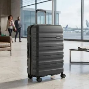 Antler Juno 2 Dlx 4Wheels Trolley S   -28" Charcoal MS Department Store Oman