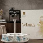 Arabic Coffee Set 7 Pcs From Veloura - Blue + Silver MS Department Store Oman