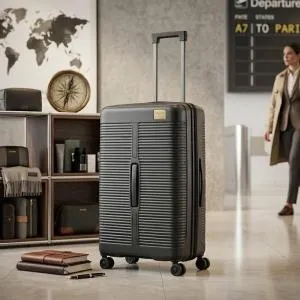 Pierre Cardin Nagga Brand Pp Trolley S   25 Black MS Department Store Oman