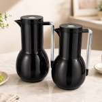 REGAL0.7Ltr. + 1.0Ltr. V-Flask Set [Jet BlackGray] MS Department Store Oman