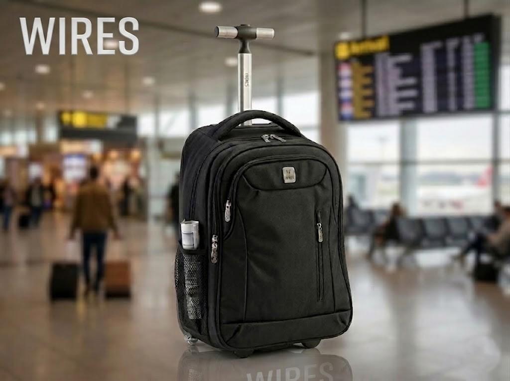 WIRES 20" TROLLEY BACKPACK BLACK MS Department Store Oman