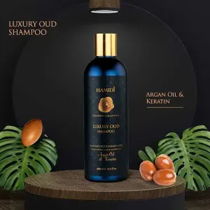 Luxury Oud Shampoo Argan Oil & Keratin - 480Ml MS Department Store Oman