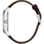 Daniel Klein Men'S Classic Brown Leather Strap Analog Watch With Day & Date Display – Silver Stainless Steel Case MS Department Store Oman
