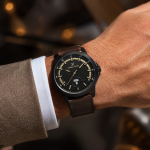 Daniel Klein Men'S Analog Leather Strap Wrist Watch With Day & Date Display – Black Dial & Brown Strap MS Department Store Oman