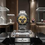 Daniel Klein Exclusive Men'S Stainless Steel Chronograph Watch – Yellow Dial & Black Tachymeter Bezel MS Department Store Oman