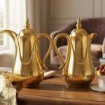 REGAL 1.0Ltr. + 1.0Ltr. P / B  Vacuum Flask Set[Full Golden]