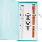 Daniel Klein Women'S Two-Tone Stainless Steel Octagonal Analog Wrist Watch – Silver White Dial MS Department Store Oman
