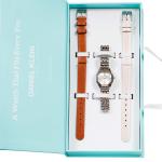 Daniel Klein Women'S Two-Tone Octagonal Analog Stainless Steel Wrist Watch – Silver Dial MS Department Store Oman