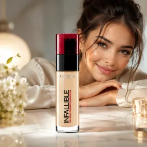 Lomu Infalliable 24H Foundation 130 True Beige MS Department Store Oman