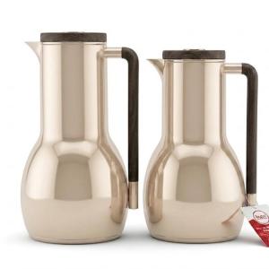 REGAL 0.7Ltr. + 1.0Ltr. V Flask Set [Light CoffeeWooden] MS Department Store Oman
