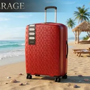 Verage Diamond Pp Trolley   25"Red MS Department Store Oman