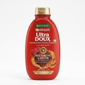 Garnier Ultra Ddoux Almond/Castor Shampoo -400Ml MS Department Store Oman