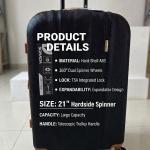 SONADA ABS & WHEELS TROLLEY 21" BLACK