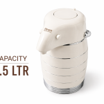 REGAL 2.5 L Plastic Body Air Pot with Glass Liner(WhiteSilver) MS Department Store Oman