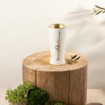Incense Burner From Liqaa - Pearl White + Gold MS Department Store Oman