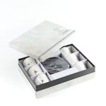 Porcelain Tea Set 12 Pcs From Naqsh - Black + Gold MS Department Store Oman