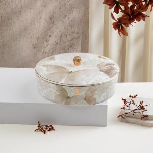 Large Date Bowl From Veloura - Brown + Gold MS Department Store Oman