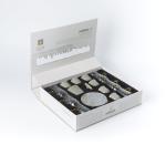 Tea And Arabic Coffee Set 19 pcs From Mirral - Grey + Gold MS Department Store Oman