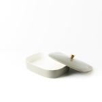 Medium Date Bowl From Mirral - Grey + Gold MS Department Store Oman
