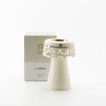 Porcelain Incense Burner From Mirral - White + Gold MS Department Store Oman