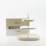 3 Layer Stand From Mirral - Grey + Silver MS Department Store Oman
