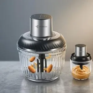Chopper + 0.7L Glass Bowl (3L;2Speed;Blk)  MS Department Store Oman
