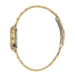 Daniel Klein Women'S Gold-Tone Crystal Bezel Black Dial Stainless Steel Analog Watch MS Department Store Oman