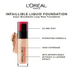 Lomu Infalliable 24H Foundation 145 Beige Rose MS Department Store Oman