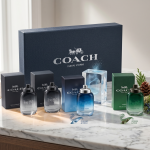 Coach 4 Piece Mens Mini Cologne Set 2 X Coach Ny, Blue, Green Nib MS Department Store Oman
