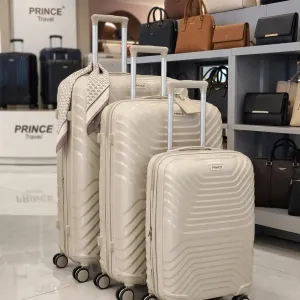 Prince Pp Trolley 3Pcs Set -20-28-32" Navy Blue MS Department Store Oman