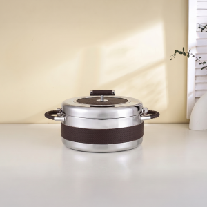 AL FURSAN  5.5 L HOT POT SILVER & BROWN MS Department Store Oman