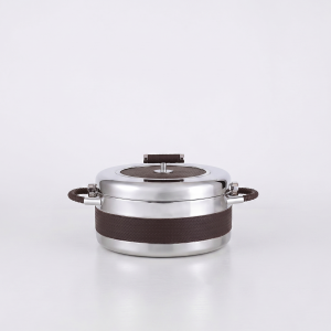 AL FURSAN  5.5 L HOT POT SILVER & BROWN MS Department Store Oman