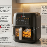 Air Fryer -LEDScrn w/ Window (8L;7Prgm;Blk)  MS Department Store Oman