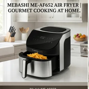 Air Fryer-Digital Touch Screen (7L;10Prgm;SS-Blk)  MS Department Store Oman