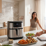 Air Fryer -Digtl TouchScrn (9.2L;10Prgm;SS-Blk)  MS Department Store Oman
