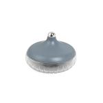 Medium Glass Date Bowl From Jiwar - Blue + Silver MS Department Store Oman