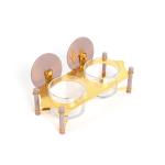 Nuts Serving Set 2 Bowl With Tray From Jiwar - Purple + Gold MS Department Store Oman